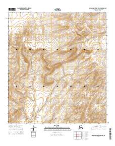 De Long Mountains B-4 NW topographic map thumbnail