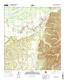 Unalakleet B-1 SW topographic map thumbnail