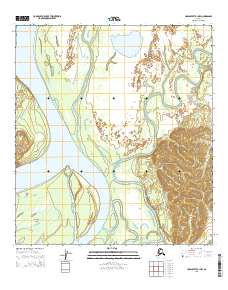 Unalakleet B-1 NW topographic map thumbnail