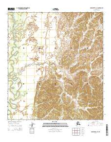 Unalakleet C-1 SE topographic map thumbnail