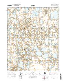 Shungnak B-6 NW topographic map thumbnail