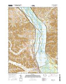 Bellevue 2015 topographic map thumbnail