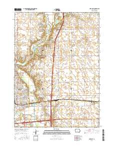 Ames East 2015 topographic map thumbnail
