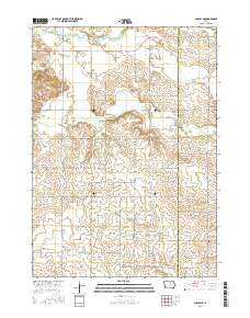 Ackley NE 2015 topographic map thumbnail