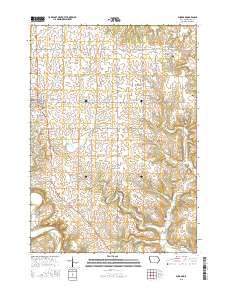 Burr Oak 2015 topographic map thumbnail