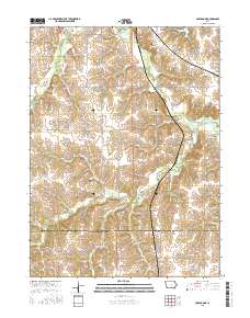 Corydon NE 2015 topographic map thumbnail