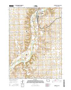 Cherokee South 2015 topographic map thumbnail