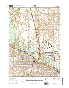 Cedar Falls 2015 topographic map thumbnail