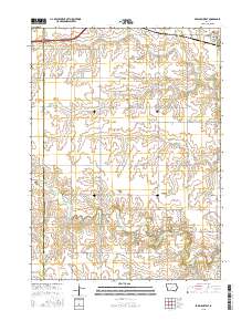 Earlham West 2015 topographic map thumbnail