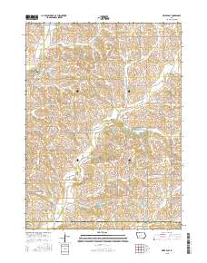 Exira East 2015 topographic map thumbnail