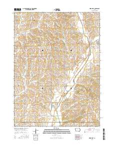 Exira West 2015 topographic map thumbnail