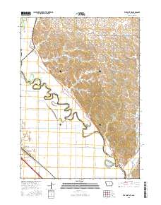 Elk Point NE 2015 topographic map thumbnail