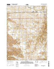 Dyersville West 2015 topographic map thumbnail