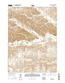 Gladbrook NE 2015 topographic map thumbnail