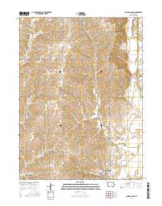 Clarinda North 2015 topographic map thumbnail