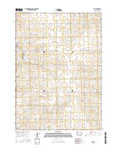 Gaza 2015 topographic map thumbnail