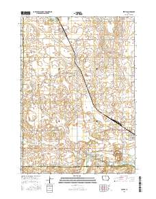 Fertile 2015 topographic map thumbnail