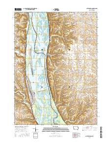 Guttenberg 2015 topographic map thumbnail