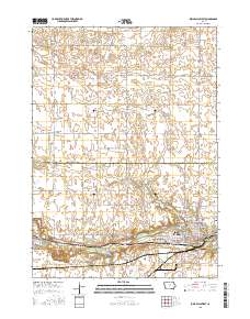Iowa Falls West 2015 topographic map thumbnail