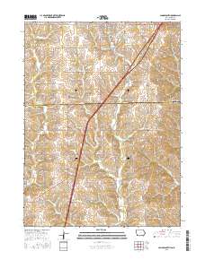 Lamoni South 2015 topographic map thumbnail