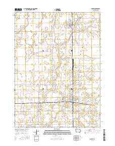 Gowrie 2015 topographic map thumbnail