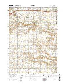 Mason City SE 2015 topographic map thumbnail