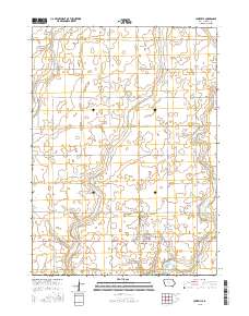 Lohrville 2015 topographic map thumbnail