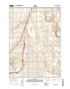Sibley East 2015 topographic map thumbnail