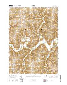 Waukon NW 2015 topographic map thumbnail