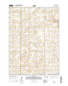 Woden 2015 topographic map thumbnail