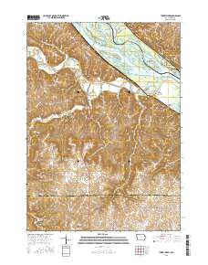 Turkey River 2015 topographic map thumbnail
