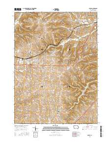 Peosta 2015 topographic map thumbnail