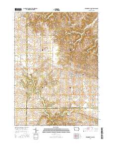 Strawberry Point 2015 topographic map thumbnail