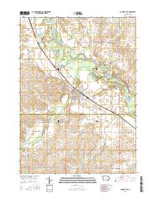 La Porte City 2015 topographic map thumbnail