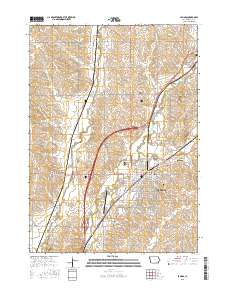 Le Mars 2015 topographic map thumbnail