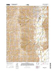 Clarinda South 2015 topographic map thumbnail