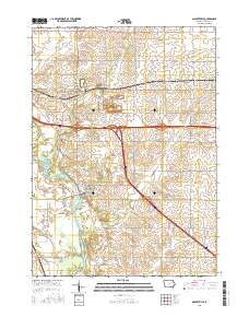 Gilbertville 2015 topographic map thumbnail