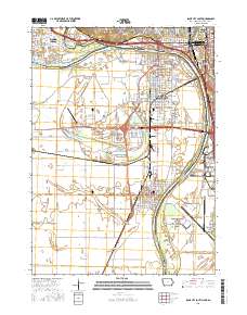 Sioux City South 2015 topographic map thumbnail