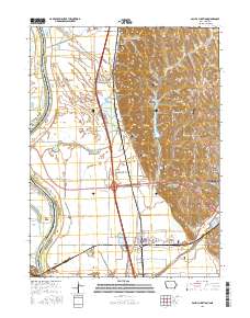 Pacific Junction 2015 topographic map thumbnail