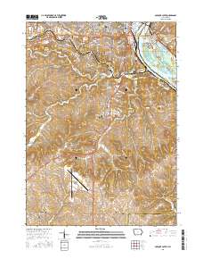 Dubuque South 2015 topographic map thumbnail