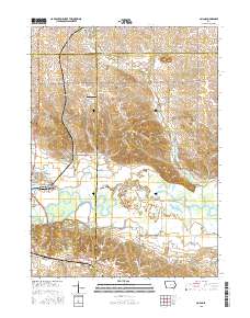 Amana 2015 topographic map thumbnail