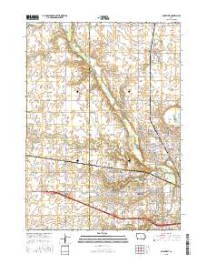 Ames West 2015 topographic map thumbnail