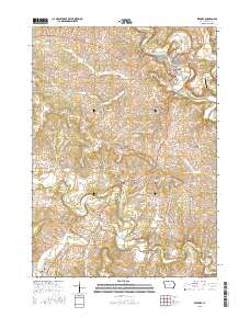 Elkader 2015 topographic map thumbnail