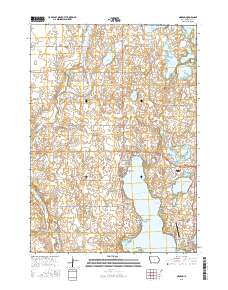Okoboji 2015 topographic map thumbnail