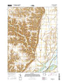 Kingston 2015 topographic map thumbnail