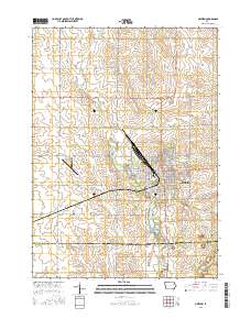 Oelwein 2015 topographic map thumbnail
