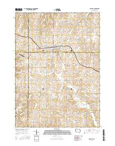 Postville 2015 topographic map thumbnail