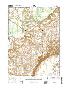 Muscatine NW 2015 topographic map thumbnail