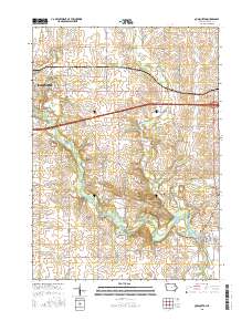 Quasqueton 2015 topographic map thumbnail
