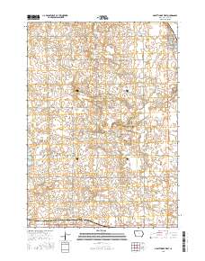Graettinger West 2015 topographic map thumbnail